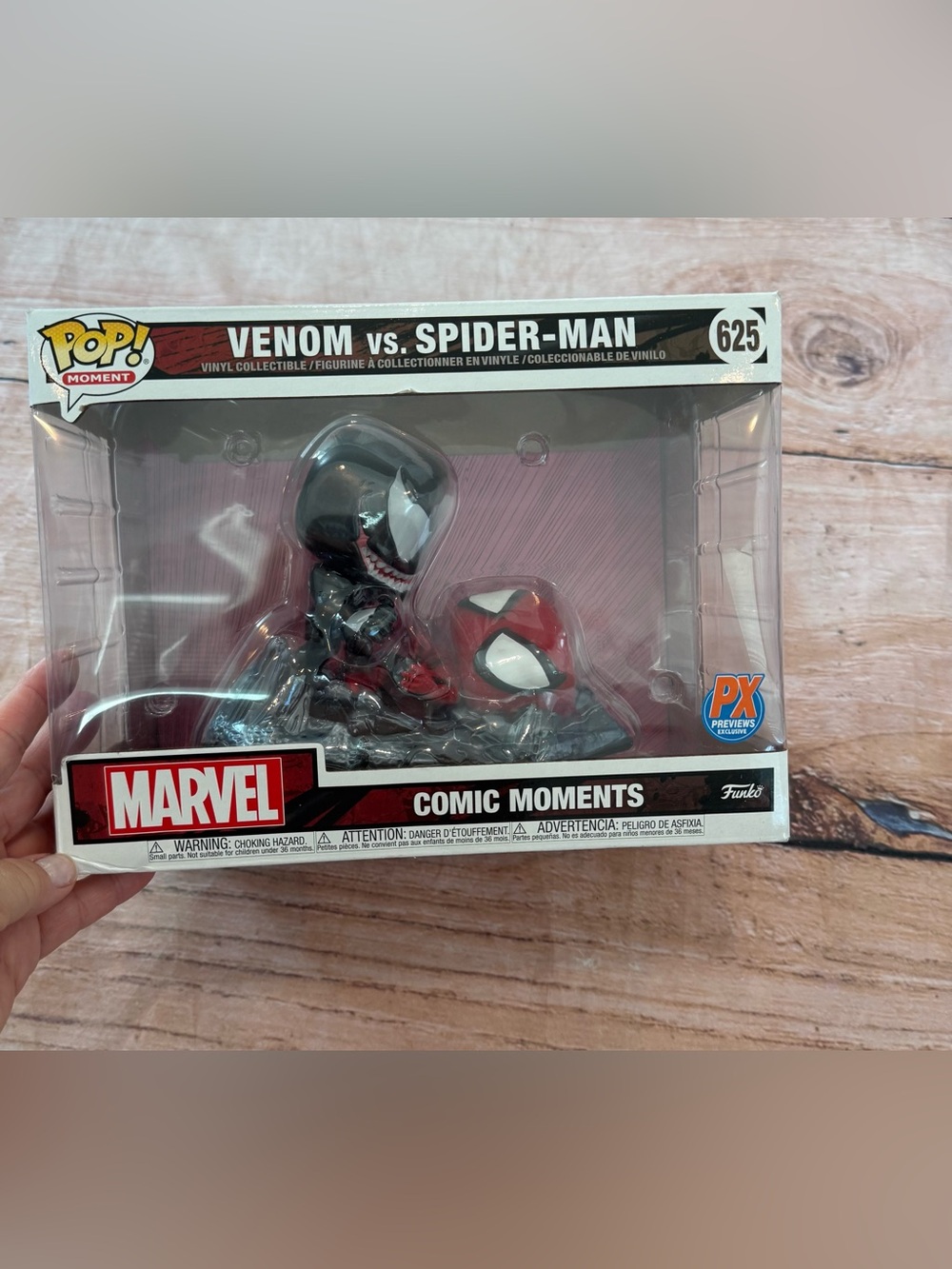 Funko POP Venom VS Spider Man Moment Funko Pop 625! Marvel Comic Moments!